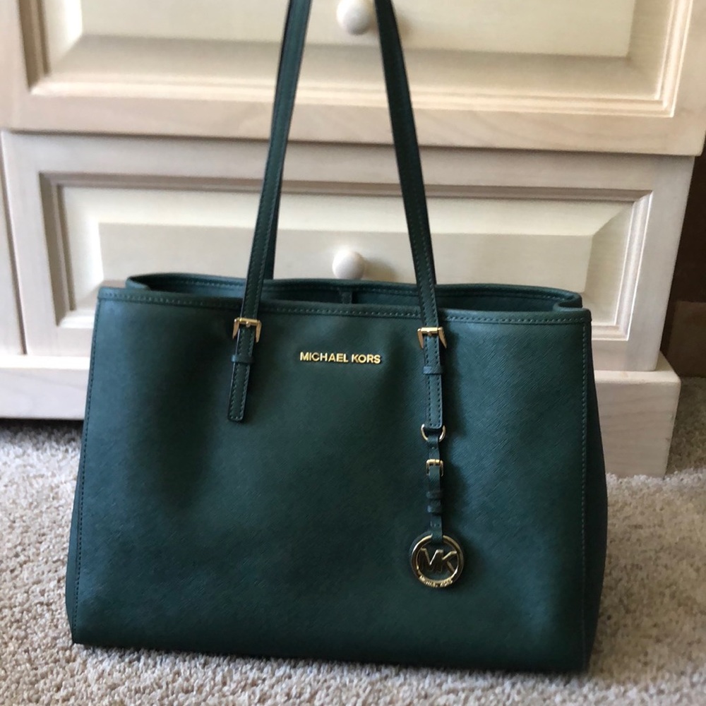 Green Michael Kors Bag